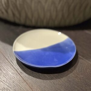 Bord Crazy Quarter Wit / Blauw Keukenaccessoires Bord Crazy Quarter Wit / Blauw Keukenaccessoires