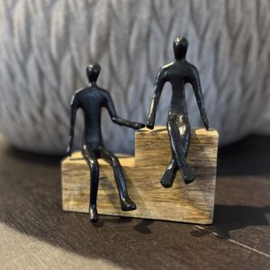 Koppel op houten voet Decoratie