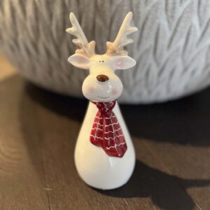 Rendier met rode sjaal Kerstdecoratie