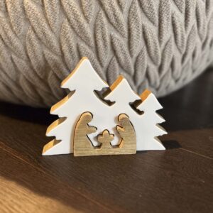 Kerststal Puzzel Denneboom S Kerstdecoratie