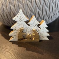 Rendier op voet Kerstdecoratie