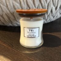 Kaars Woodwick Ellipse Vanilla & Sea Salt Kaarsen